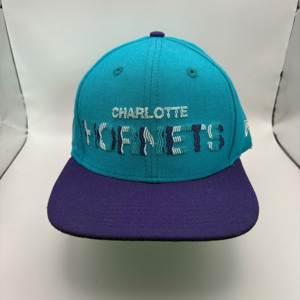 New Era Charlotte Hornets NBA DTLR Exclusive 9FIFTY Snapback Hat Teal Purple